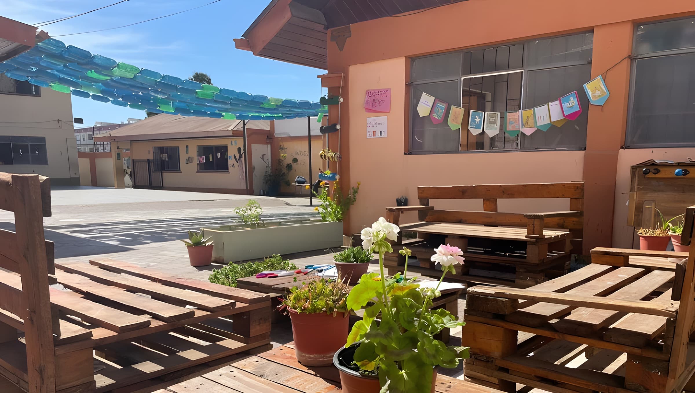 Estudiantes en actividades escolares